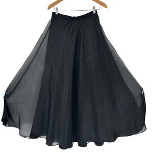Vtg JBS LTD Long Skirt Sz 12 Fully Lined  Maxi Chiffon Formal Chorus Theatre